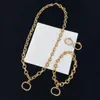Bracelets Boucles d'oreilles Colliers de bijoux classiques en trois pi￨ces Polar de Brincos de Pulseira Designer de boucles d'oreille pour femme Fashion 14K Gold plaqu￩e ￠ double lettre avec bo￮te
