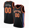 Custom New Herr Dam Ungdom York Knicks Jersey 0 Cam Reddish 13 Evan Fournier 30 Julius Randle 11 Jalen Brunson 9 RJ Barrett 5 Immanuel Quickley Baskettröjor