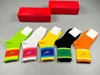Calcetines de diseñador para mujer para hombre Cinco pares Deportes Carta Impreso Bordado NK Algodón Hombre Mujer 9 estilos de colores Con caja