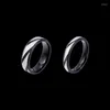 Wedding Rings Black Titanium Steel Japanese And Korean Fashion Couple's Jewelry Trendy Simple Men Ring