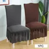 Chair Covers Stretch Slipcover Elastic El Dustproof Home For Party Soft Seat Protector Furniture Dining Cover Kitchen Office Modern