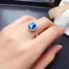 Cluster Rings Real Natural Opal 925 Sterling Silver Fine Jewelry for Men eller Woman Woman Anniversary