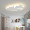 Luzes de teto Lâmpada LED LUZ para o quarto do quarto de crianças, creche Creative Cloud Candelier Ilumping Kids