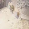 2023 robes de mariée de plage robe de mariée en dentelle appliques encolure dégagée sans manches plis satin balayage train une ligne sur mesure plus la taille vestido de novia