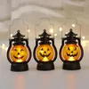 Estatuetas decorativas de halloween vela luz LED