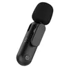 Microfones Wireless Lavalier Microphone Type-C Mini Plug-Play för Live Stream Video Recording Vlog YouTube Facebook