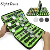 Focus Sight 40 Slot Filc Watch Organizer Box Grey Watch Turage Wase Torebka podwójna warstwowa pasek Organizer Organizer Bag256p