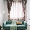 Curtain Chinese Style Idyllic Country Curtains For Living Room Bedroom Thickened Black Silk Shading Printing Custom