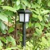 2pcs Outdoor Solar Powered Light IP65 impermeabile 10LED Night per Pathway Driveway Landscape Garden Prato lampade