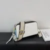 Retail Designer Womens Shoulder Bag Letter Print Color Contrast Camera Påsar Mångsidig Messenger Bag2490