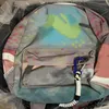 2021 femmes sacs de voyage Graffiti couleur rétro épaule sac à dos passerelle hommes décontracté toile classique Doodle édition limitée Bag219s