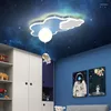 Ceiling Lights Cloud Children Lamp Bedroom Boy Girl Creative Balloon Eye Protection Astronaut Room Airplane Outer Space