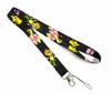 20pcs/lot designer Keychain Anime Character Lanyards For Key Phone Keys ID Card DIY Neck Strap Hang Rope Lanyard For Fans