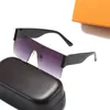Milionaire womans ￓculos de sol Luxury homens de sol Prote￧￣o UV Protectora designer Eyeglass Gradient Metal Hinge Fashion Women Spectacles With Boxs Original 1163
