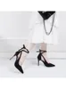 Sandals Red Black Gladiator Women's Shoes 10cm Super High Heels Summer Women Sexy Casual Ankle Strap 43