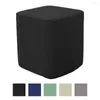 Chair Covers Stretch Square Storage Stool Ottoman Furniture Footstool Slipcover