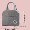 Duffel Bags Cooler Bag Insulated Thermal Lunch Handbag Women Picnic Packet Organizer Diamond Letter Print Tote Case Food Pouch For Kids