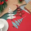 Décorations de noël 1 pièces flocon de neige cerf père noël arbre pendentif en bois naturel suspendu ornement noël année fête décor fournitures