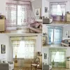 Curtain Two Style Tulle Voile Door Window Balcony Sheer Panel Screen Home Room Hanging Decor Children's #276674