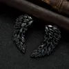 Stud Earrings European INS Fashion Angel Wing Women's Delicate Shiny Zircon Feather Sparkling Party Ear Jewelry