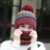 Cykelm￶ssor 3 stycken Set kvinnors stickade hatt halsduk hals varmare vinter f￶r damer flickor skallies m￶ssor varm fleece
