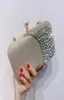 Shinestones aba sacolas de mão de noiva de embreagens sólidas para jóias de casamento Três cores Cristais de festa da noite do baile Ba2735295