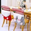 Chaves de cadeira capa traseira de decoração de decoração de mesa suprimentos de festa de natal decoração para reuniões festas de aniversário casamentos
