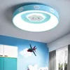 مصابيح السقف الحديثة LED LED لغرفة نوم معيشة جولة إضاءة داخلية ديكور غرفة الأطفال NORDIC قلادة