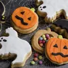 Moules de cuisson ZK20 Acier Inoxydable Halloween Chauve-Souris Fantôme Cookie Cutter Gâteau Décoration Fondant Cutters Cookies Biscoito Moule Décor Outil