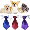 Dog Apparel Tie Cat Fake Collar Pet Formal Necktie Accessory Tuxedo Bow Solid Color Cute Adjustable For Wedding Accessories