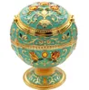 Den senaste 11,5x9,8 cm AshTray Globe Carving Decoration med många stilar för att välja stöder anpassad logotyp