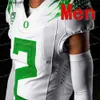 NCAA College Oregon Ducks Justin Herbert CJ Verdell Kayvon Thibodeaux Tyler Shough DJ Johnson Custom Football Jerseys Green White Black Men Women Youth