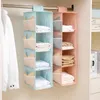 Storage Boxes 2/3/4 Layer Tidy Hanger Bra Hanging Wardrobe Organiser Shelf Clothes Bag Home Accessories Drop/Wholesale