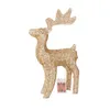 Christmas Decorations 2022 Decoration Ornaments Gold Deer Elk Tree Scene Room House Navidad Year