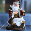 Juldekorationer Lykta Santa Claus Ornament Decoration Holiday Gifts Harts Hantverk Navidad Merry For Home