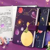 Kreativitet Little Prince Universe Travels Set Present Box Cute Handbook Diary Notebook Student Handbook Gift Kawaii Notebook