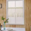 Gordijn 137 cm 90 cm kort kant Jacquard vaste valance kleur zoom raam slaapkamer deur slijtage kleine gordijnen huisdecor