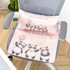 Pillow Ice Silk Chairs Waist Summer Office Home Decoration Cartoon Hugs Sitting