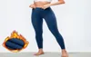 Ll yoga abito lussureggiante allineamento leggings pile in alto con tasca laterale multipla per i pantaloni ciclini autunno e Winter6574419