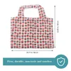 Sacos de armazenamento Shoppinggrocery Tote Reutilizável Dobrável Supermercado Bolsa Pano Vegetal Portátil Largeproduce Vegetal Reciclagem de Cozinha