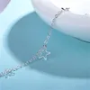 Anklets kofsac 패션 맨발 샌들 해변 발 보석 925 스털링 실버 여성 별 발목 체인 팔찌 소녀 선물