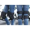 Motorcycle Armor Adjustable Cycling Down-Filled Warm Knee Protective Braces Pads Thermal