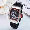 Mens Watches Top Brand Luxury Quartz Watch Men Casual Rubber Band Military Waterproof Sport Wristwatch rostfritt st￥l Relojes CA207S