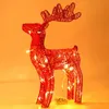 Christmas Decorations 2022 Decoration Ornaments Gold Deer Elk Tree Scene Room House Navidad Year