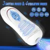 Sex toys massager Automatic Blowjob Sucking Masturbation Cup Men's Vagina Vibrating Masturbator Machine Silicone Orgasm Adult Toys Male