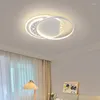 Taklampor Simple LED Bedroom Lamp White Blue Home Indoor Decor Lighting Lamps Modern Study vardagsrum Atmosf￤risk ljuskrona