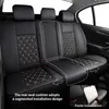 Pokrywa fotelik samochodowy Covers 1 siedzenia PU skórzana pokrywka poduszka pełna zestaw Procctor Pad Universal for Sedan SUV Truck Accessori