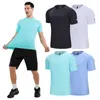 Jerseys de camisas soltas Camisas masculinas de compressão de compressão de ginástica de ginástica de ginástica para homens Camiseta casual de verão