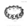 Bracelets de charme 2022 atacado punk skull ghost link Chain Bracelet Men