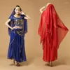 Stage Wear Lady Bellydance Costume 9PCS/set Bollywood Dance Costumes Dress Clothes Performance Practice Women Belly Dancing